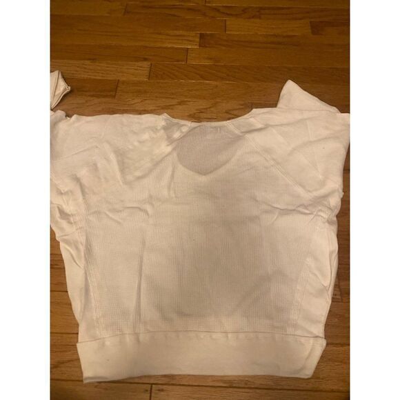 NWT Free People, women's Santa Clara Thermal, Alabaster size small - Picture 5 of 10